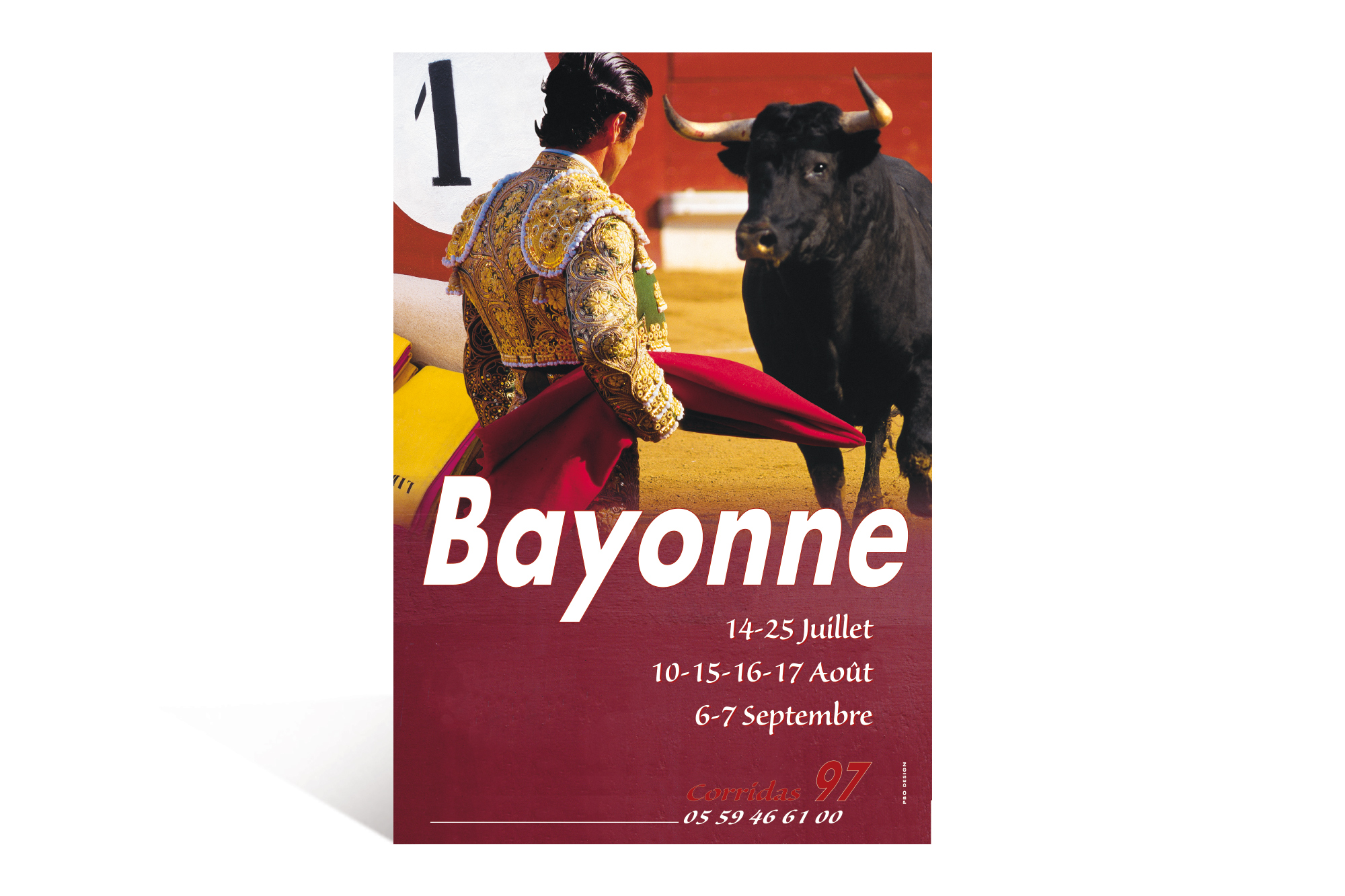 Affiche Corrida 97 Ville de Bayonne 2