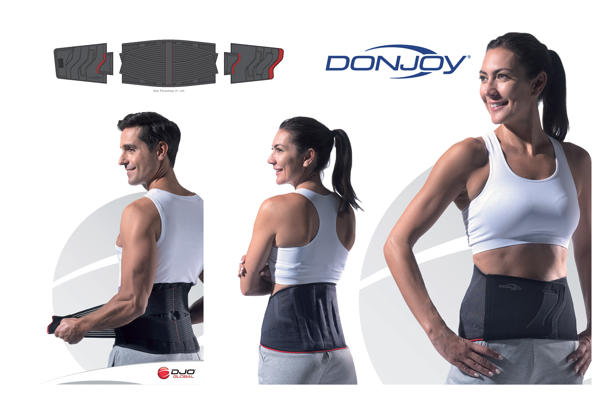 Design d'une gamme de ceinture lombaires pour DJO Global