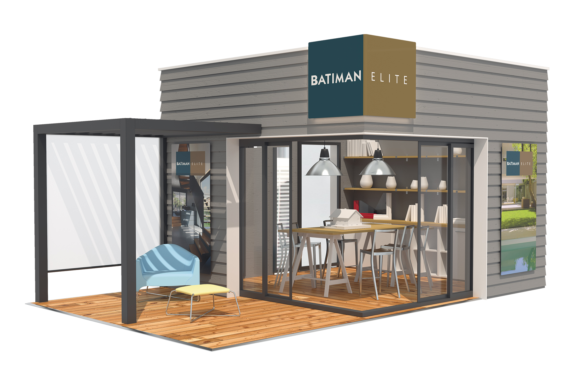 Concept d'agencement gamme Elite Batiman