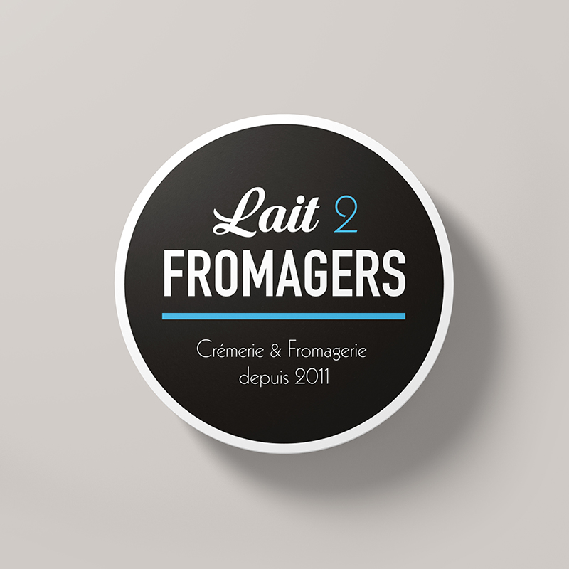 Logotype Lait 2 Fromagers