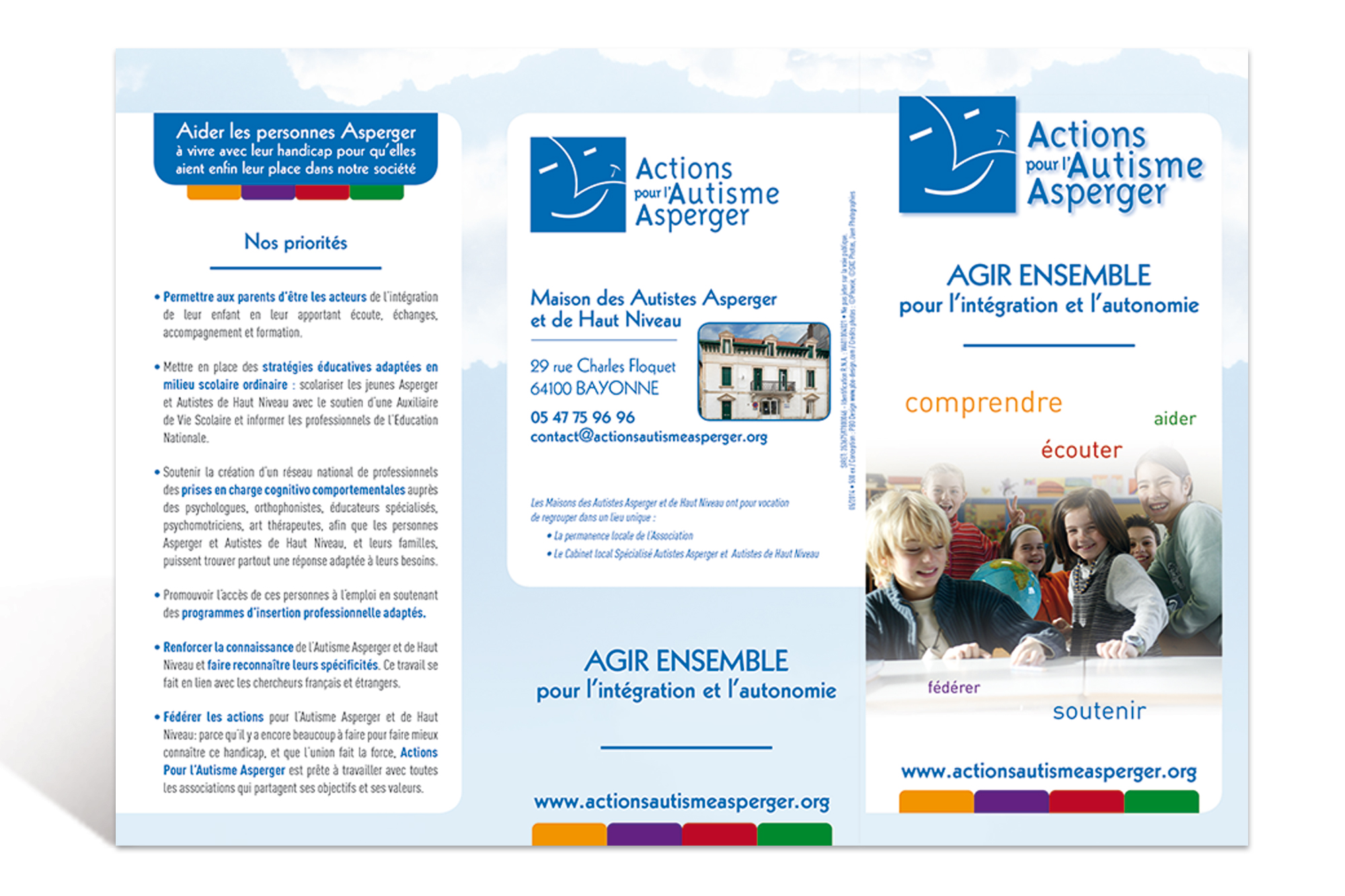 Dépliant Actions pour l'Autisme Asperger 2