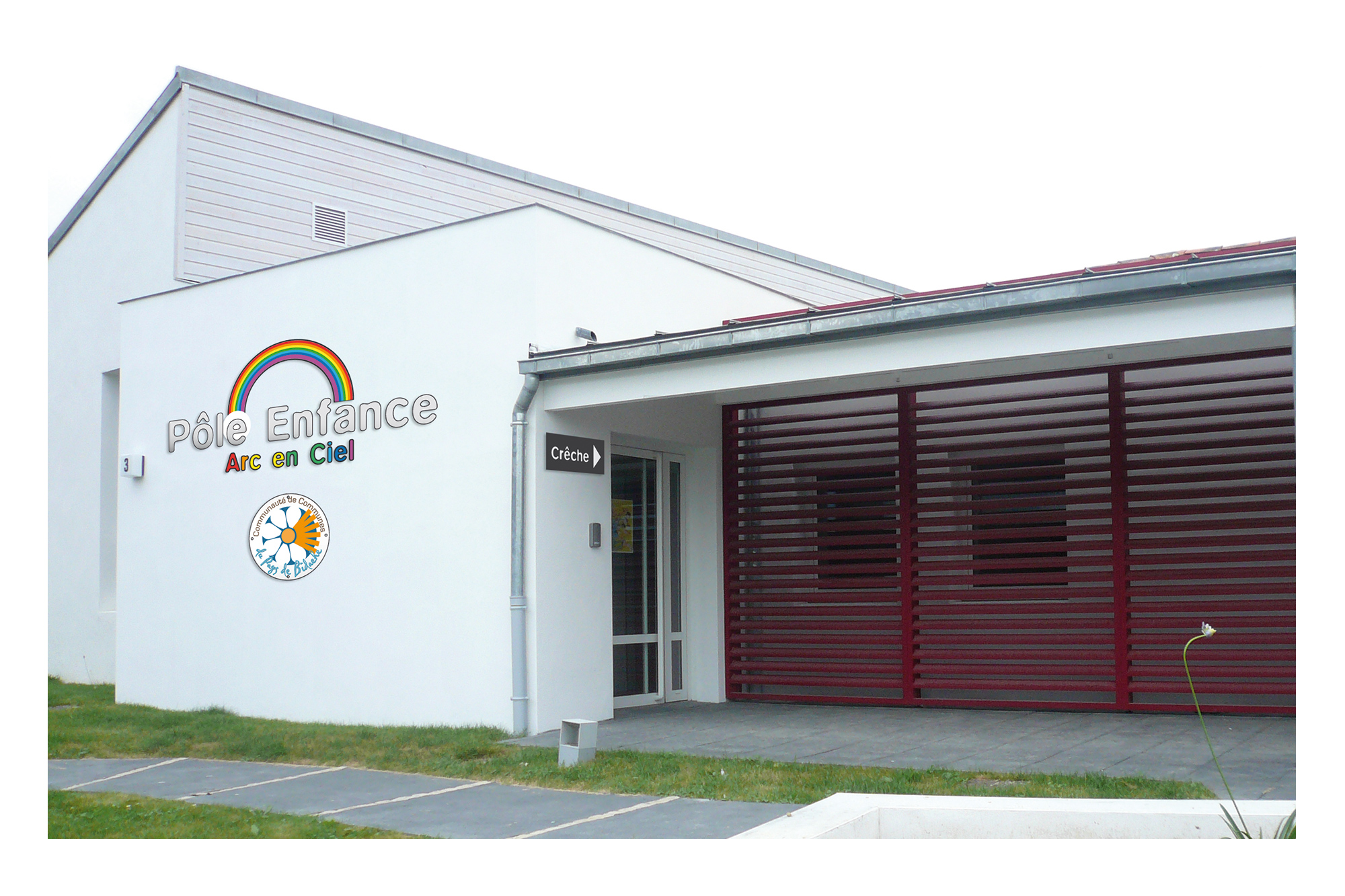 Enseignes et signalétique intérieure Pôle Enfance de Bidache 1