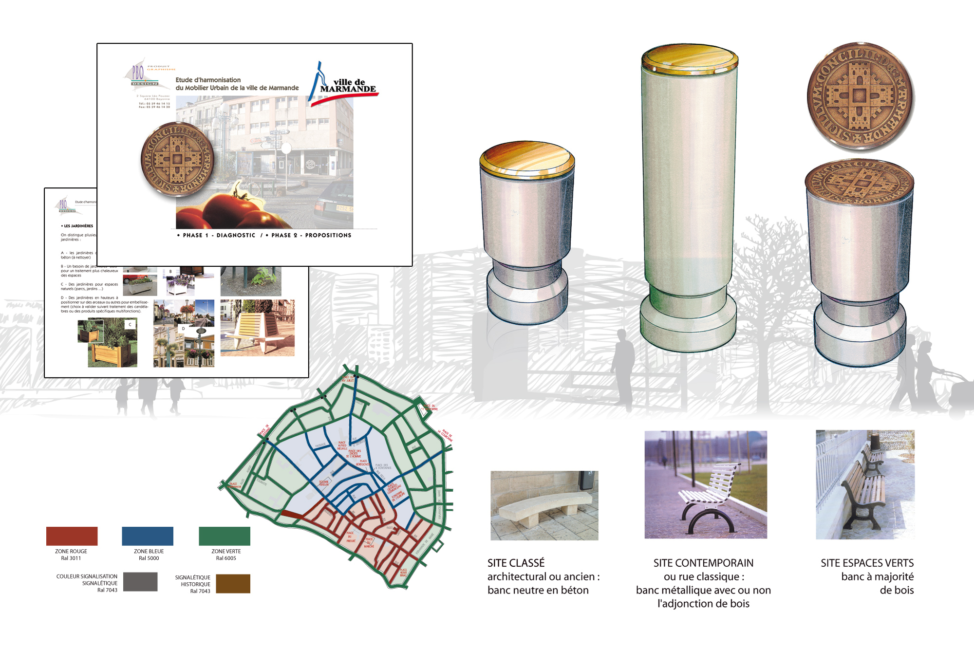 Etude d'harmonisation du mobilier urbain de Marmande 2