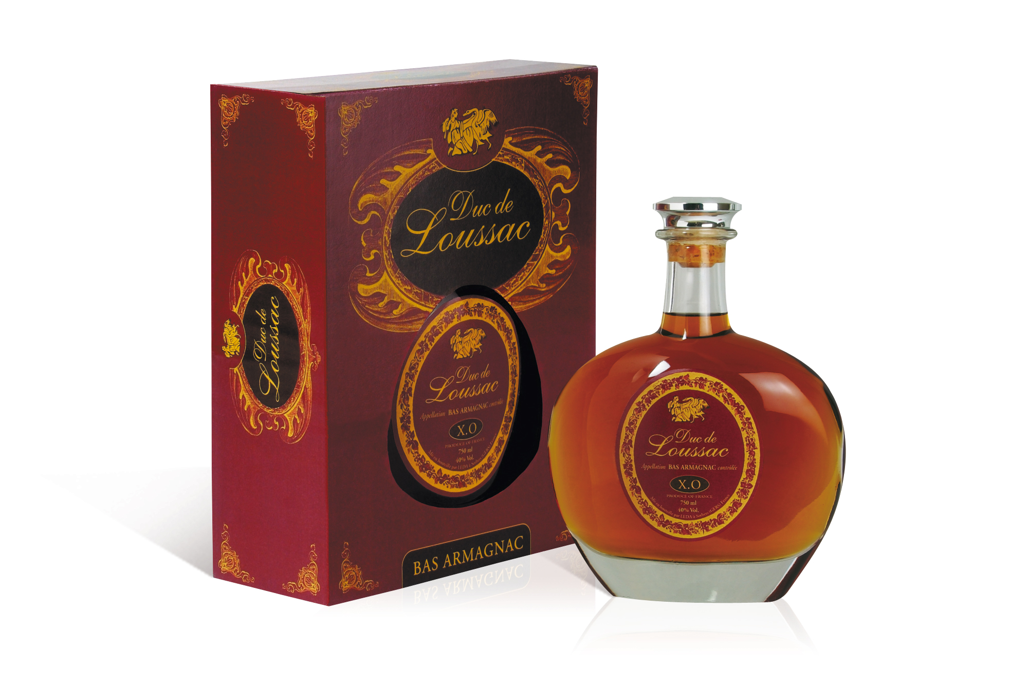 Packaging Armagnac Duc de Loussac