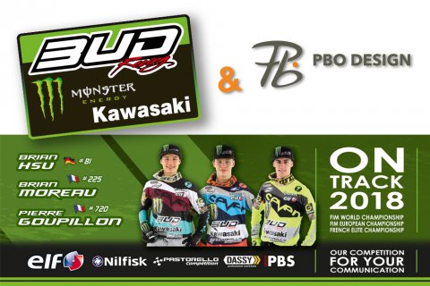 pbo design partenaire team bud racing kawasaki