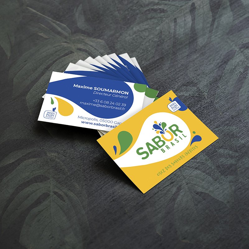 carte de visite Sabor Brasil