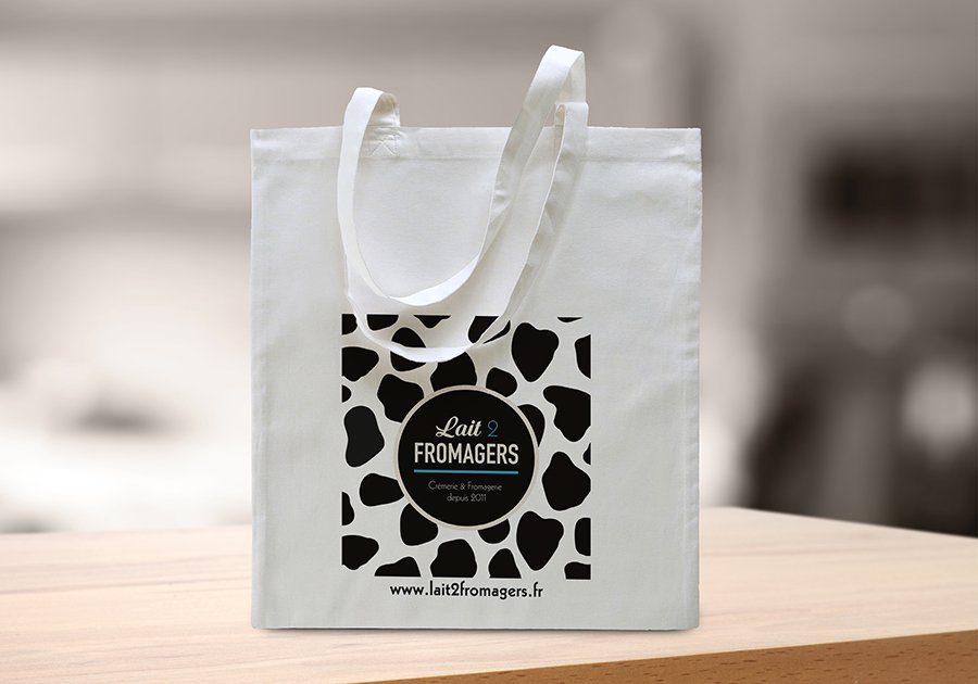 tote bag Lait 2 Fromagers